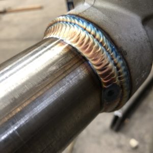 Stainless steel weld